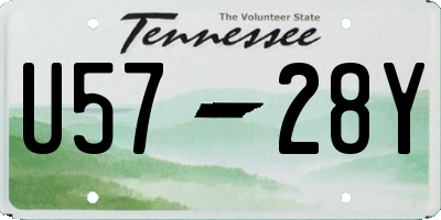 TN license plate U5728Y