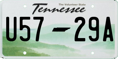 TN license plate U5729A