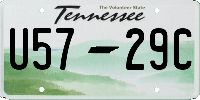 TN license plate U5729C