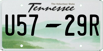 TN license plate U5729R