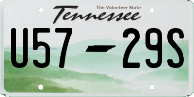 TN license plate U5729S