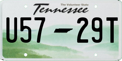 TN license plate U5729T