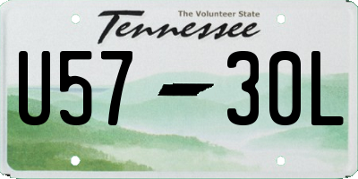 TN license plate U5730L