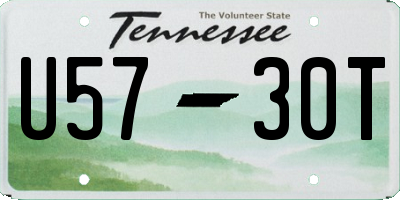 TN license plate U5730T