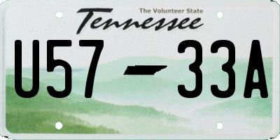 TN license plate U5733A
