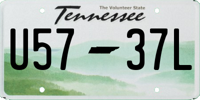 TN license plate U5737L