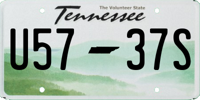 TN license plate U5737S