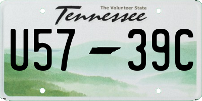 TN license plate U5739C