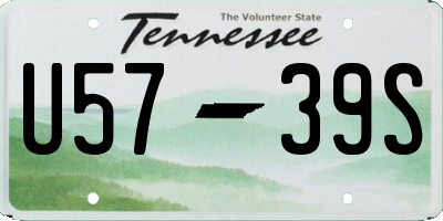 TN license plate U5739S