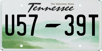 TN license plate U5739T