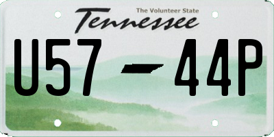 TN license plate U5744P
