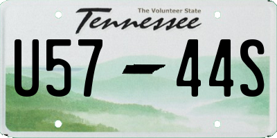 TN license plate U5744S