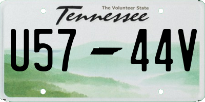 TN license plate U5744V