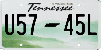 TN license plate U5745L