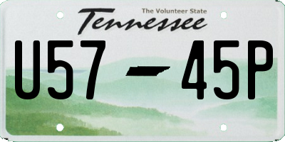 TN license plate U5745P