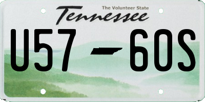 TN license plate U5760S