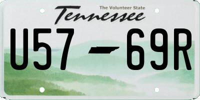 TN license plate U5769R