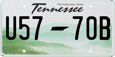 TN license plate U5770B