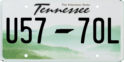 TN license plate U5770L
