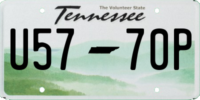TN license plate U5770P