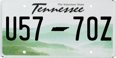 TN license plate U5770Z