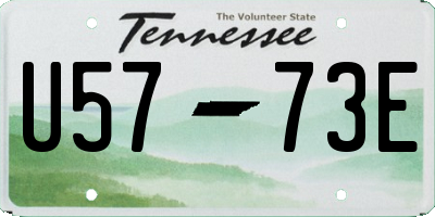 TN license plate U5773E