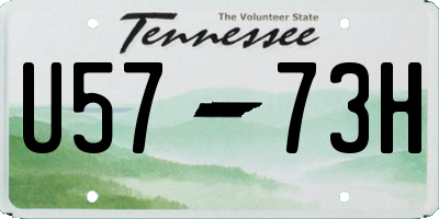 TN license plate U5773H