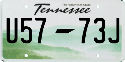 TN license plate U5773J