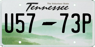 TN license plate U5773P