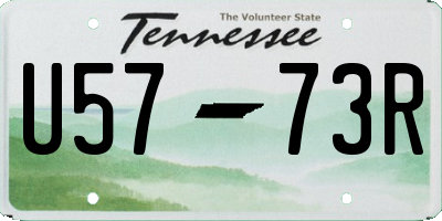 TN license plate U5773R