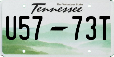 TN license plate U5773T