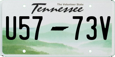 TN license plate U5773V