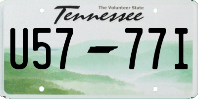 TN license plate U5777I