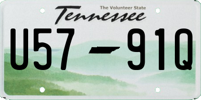 TN license plate U5791Q