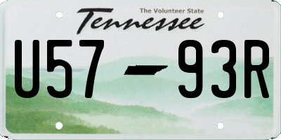 TN license plate U5793R