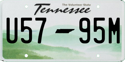 TN license plate U5795M