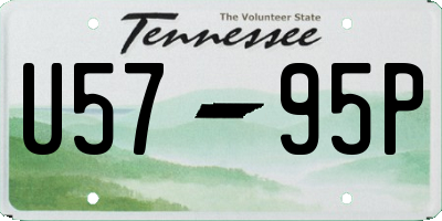 TN license plate U5795P