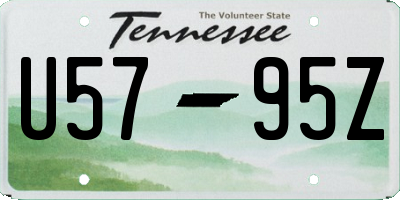 TN license plate U5795Z