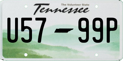 TN license plate U5799P