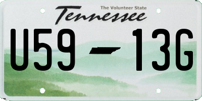 TN license plate U5913G
