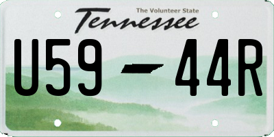 TN license plate U5944R