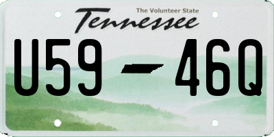 TN license plate U5946Q