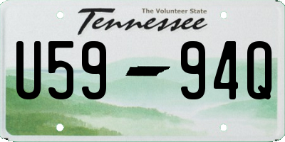 TN license plate U5994Q