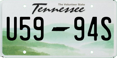 TN license plate U5994S
