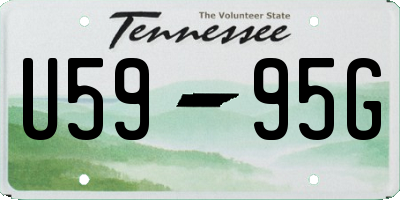 TN license plate U5995G