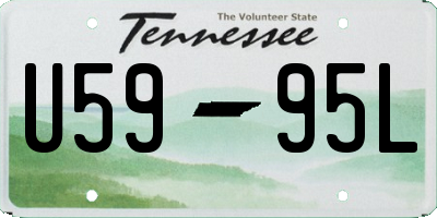 TN license plate U5995L