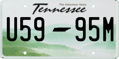 TN license plate U5995M