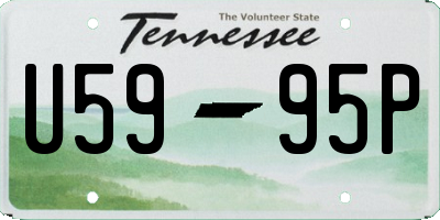 TN license plate U5995P