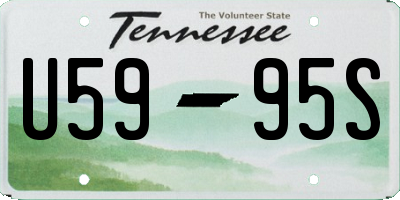 TN license plate U5995S