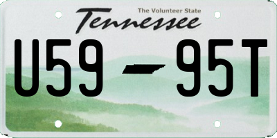 TN license plate U5995T